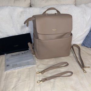 Mina Baie Kinney Diaper Bag (Vegan) + Accessories